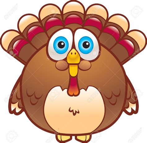 fat turkey clipart